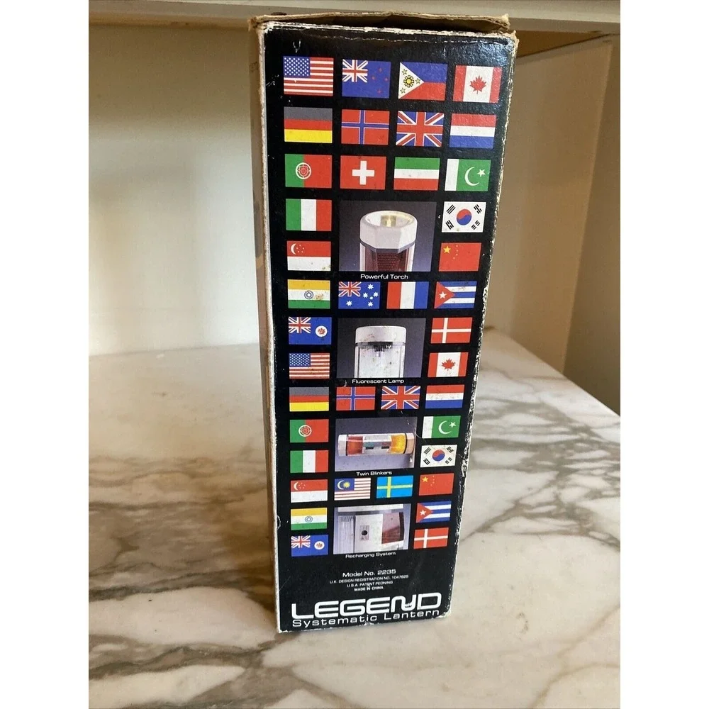 Legend Systematic Lantern Model 2235 With Recharging System & Twin Blinkers